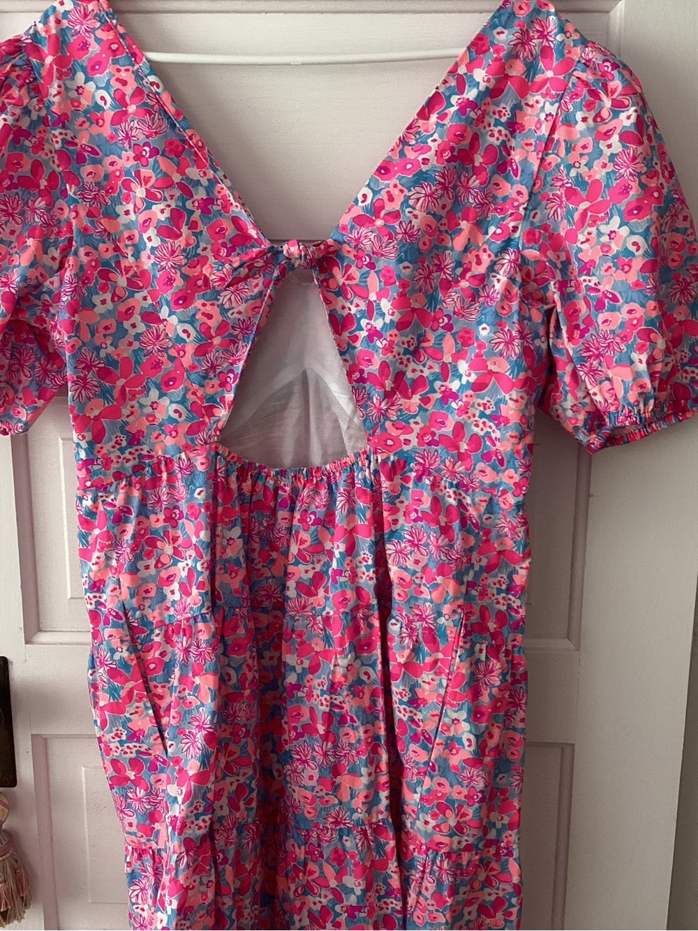 Lilly Pulitzer Coral and Teal Floral Dress - Picture 2 of 5